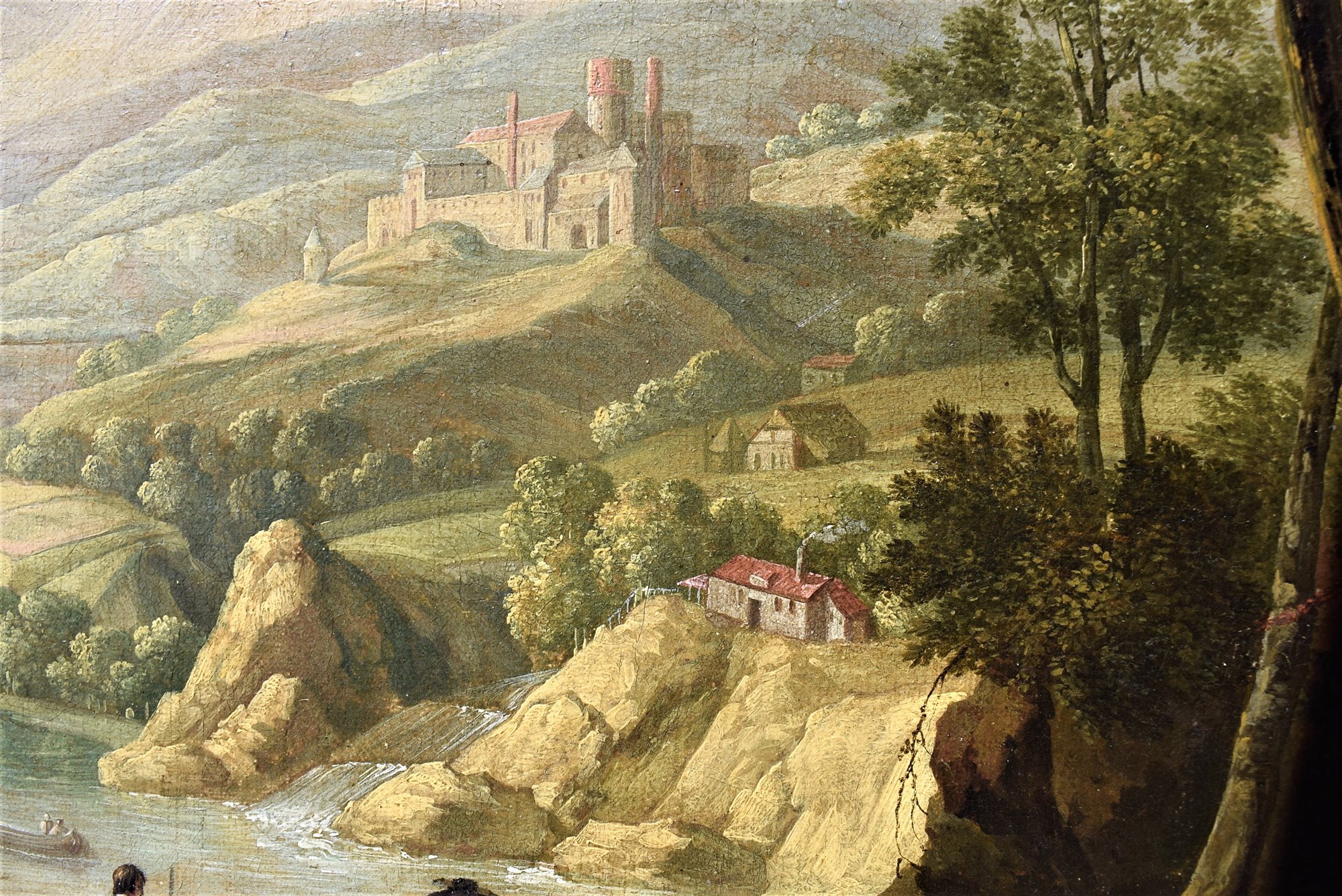 Paesaggio Fluviale con Castello 